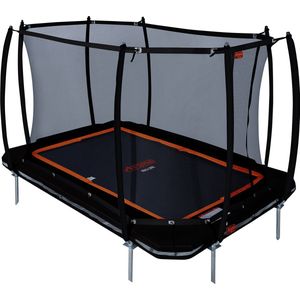 Avyna Pro-Line InGround trampoline 213 - 275x190 cm + Royal Class Veiligheidsnet - Zwart