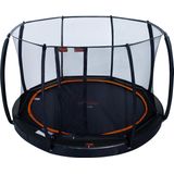 Trampoline Avyna Pro-Line FlatLevel 12 + Royal Class Veiligheidsnet Zwart