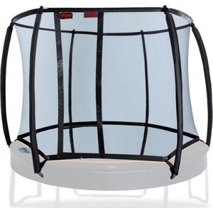 Avyna trampoline veiligheidsnet rond Ø305 cm (10) - Zwart - Gebogen palen