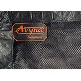 Avyna trampoline veiligheidsnet rechthoekig 340 x 240 cm (234) - Royal Class - Gebogen palen - Zwart