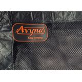 Avyna trampoline veiligheidsnet rechthoekig 380 x 255 cm (238) - Royal Class - Gebogen palen - Zwart