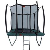 Avyna trampoline veiligheidsnet rechthoekig 380 x 255 cm (238) - Royal Class - Gebogen palen - Zwart