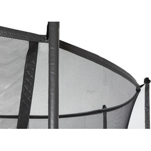 Avyna trampoline veiligheidsnet rond Ø200 cm (06) - Zonder palenconstructie - Zwart