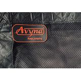 Avyna trampoline veiligheidsnet rechthoekig 300 x 225 cm (23) - Zonder palenconstructie - Zwart