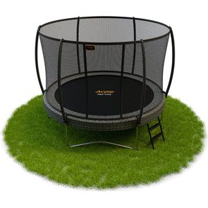 Avyna Pro-Line trampoline 10 Ø305cm + Royal Class Veiligheidsnet & gratis trapje – Camouflage