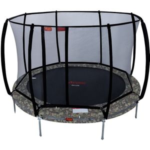 Avyna Pro-Line InGround trampoline 14 ø430 cm + Royal Class Veiligheidsnet – Camouflage