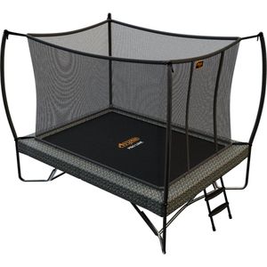 Avyna Pro-Line trampoline 213 - 275 x190 cm + Royal Class Veiligheidsnet & gratis Trapje - Camouflage