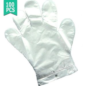 HDPE wegwerp handschoenen met ophang gat – 2 x 100 stuks