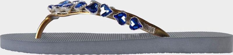 Uzurii Heart blue zilver