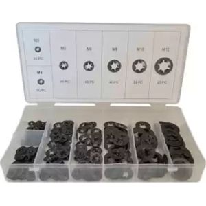 Assortiment Starlock borgringen 260 dlg.-Borgring sluitring assortiment - FD6074