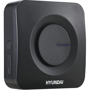 Hyundai – Moderne draadloze deurbel ontvanger – Op batterijen – zwart