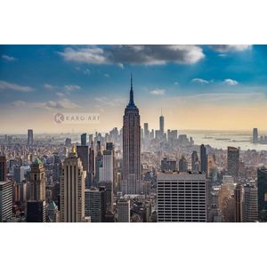 Afbeelding op acrylglas - Empire State Building New York City , Multikleur , 3 maten , Premium print