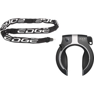 Axa Victory Ringslot ART2 Zwart + Insteekketting 140 cm 5,5 mm Zwart