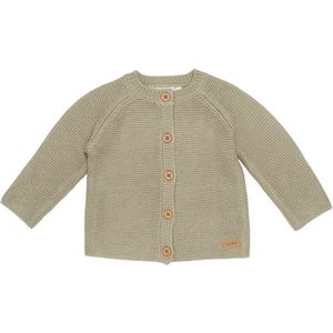 Little Dutch Gebreid Baby Vestje Olijfgroen