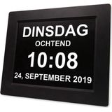 Digitale Dementieklok met XL Beeldscherm