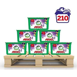 Ariel 3-1 Color Pods - Wasmiddel - Voordeelverpakking - 210 stuks