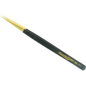 Beauty Label Pincet - Lash Tweezer - BL-11 - Zwart/Goud