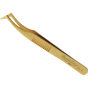 Beauty Label Pincet - Lash Tweezer - Volume Tweezer -BL-6 - Goud