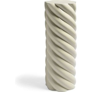 &k amsterdam Pillar Marshmallow Bijzettafel H 70 cm - Grijs