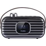 FlinQ - DAB+ Radio - Draadloze Speaker - Bluetooth - Ruisvrij Geluid