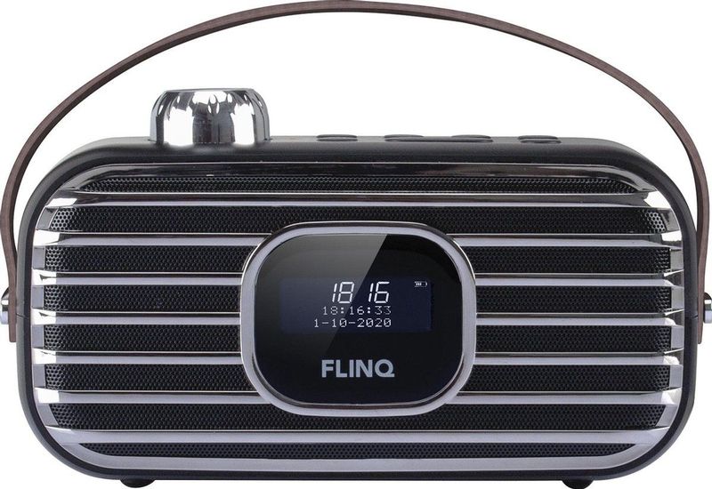 FlinQ - DAB+ Radio - Draadloze Speaker - Bluetooth - Ruisvrij Geluid