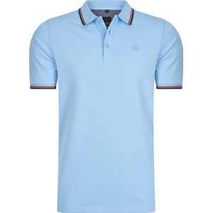 Mario Russo - Polo Edward - Poloshirt - Katoen - Blauw