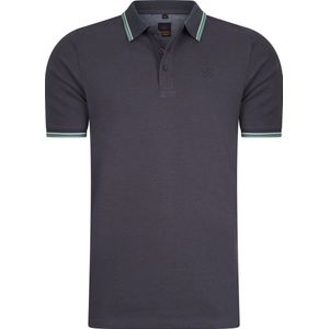 Mario Russo - Edward - Polo Shirt - Antraciet - Katoen