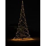Vlaggenmast - Kerstboom - Warmwit - 480 Leds