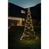 Vlaggenmast - Kerstboom - Warmwit - 480 Leds