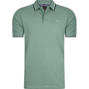 Mario Russo - Polo Edward - Poloshirt - Blauw - 100% Katoen