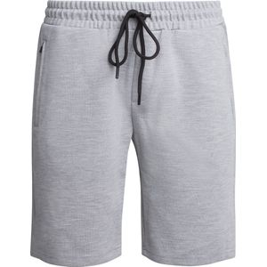 Mario Russo - Pique Short - Grijs Melange - Korte Broek