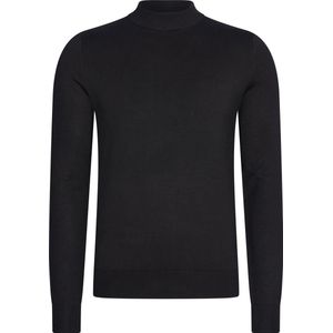 Mario Russo Turtle Neck - Trui Heren - Sweater Heren - Coltrui Heren - M - Zwart