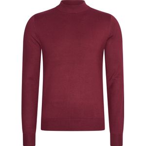 Mario Russo Turtle Neck - Trui Heren - Sweater Heren - Coltrui Heren - Bordeau