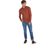 Mario Russo Mario Russo Half Zip Sweater picante M