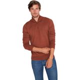 Mario Russo Mario Russo Half Zip Sweater picante M