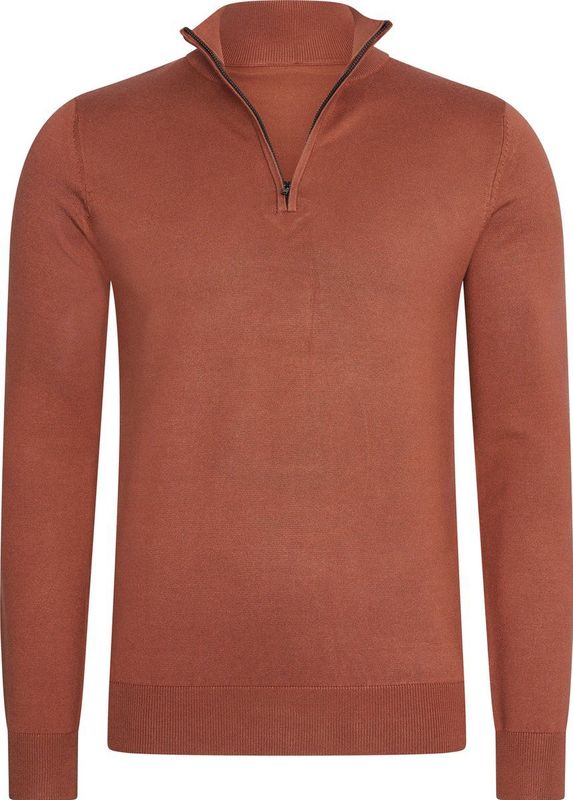 Mario Russo Mario Russo Half Zip Sweater picante M