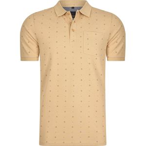 Mario Russo - Polo - Beige - 100% Katoen