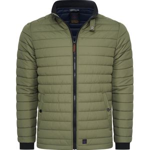 Mario Russo - Wave Jacket - Gewatteerde Jas - Olive Green - Waterafstotend