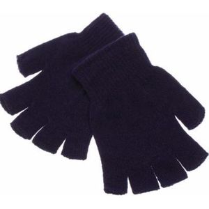 Unisex Vingerloze handschoenen Blauw Maat S/M