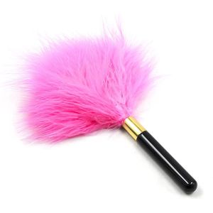Feather tickler 15cm pink | Licht roze kietelaar 15cm