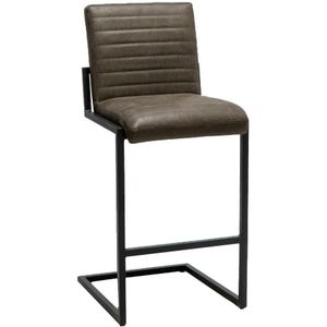 Bronx71 Industriële barkruk Block antraciet eco-leer 79 cm