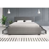 Tweepersoonsbed Loox - Grijs - 160x200 cm