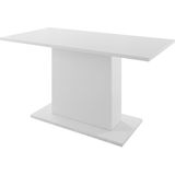 Meubella - Eetkamertafel Olymp - Wit - 138 cm