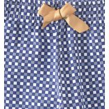 Little Label Pyjama Meisjes - Maat 98-104 - Blauw, Okergeel - Zachte BIO Katoen