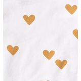 Little Label Pyjama Meisjes - Maat 98-104 - Blauw, Okergeel - Zachte BIO Katoen