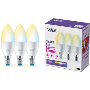 WiZ - E14 Kaarslampen - 4,9W - Warm Wit tot Koud Wit - Slimme Bediening