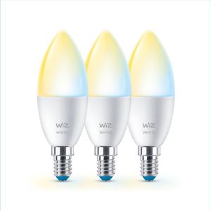 SET 3x Dimbare LED Lamp C37 E14/4,9W/230V 2700-6500K CRI 90 Wi-Fi - WiZ