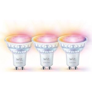 WiZ Spot 3 pack Slimme LED Verlichting Gekleurd en Wit Licht GU10 50W Wi Fi