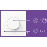 WiZ Slimme Draaischakelaar - Oplaadbaar - Draagbaar - USB-C - Klikbare magneet - Makkelijke installatie