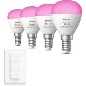 Philips - Hue White and Color Ambiance Kogellampen - Multicolor - LED - 4 Stuks
